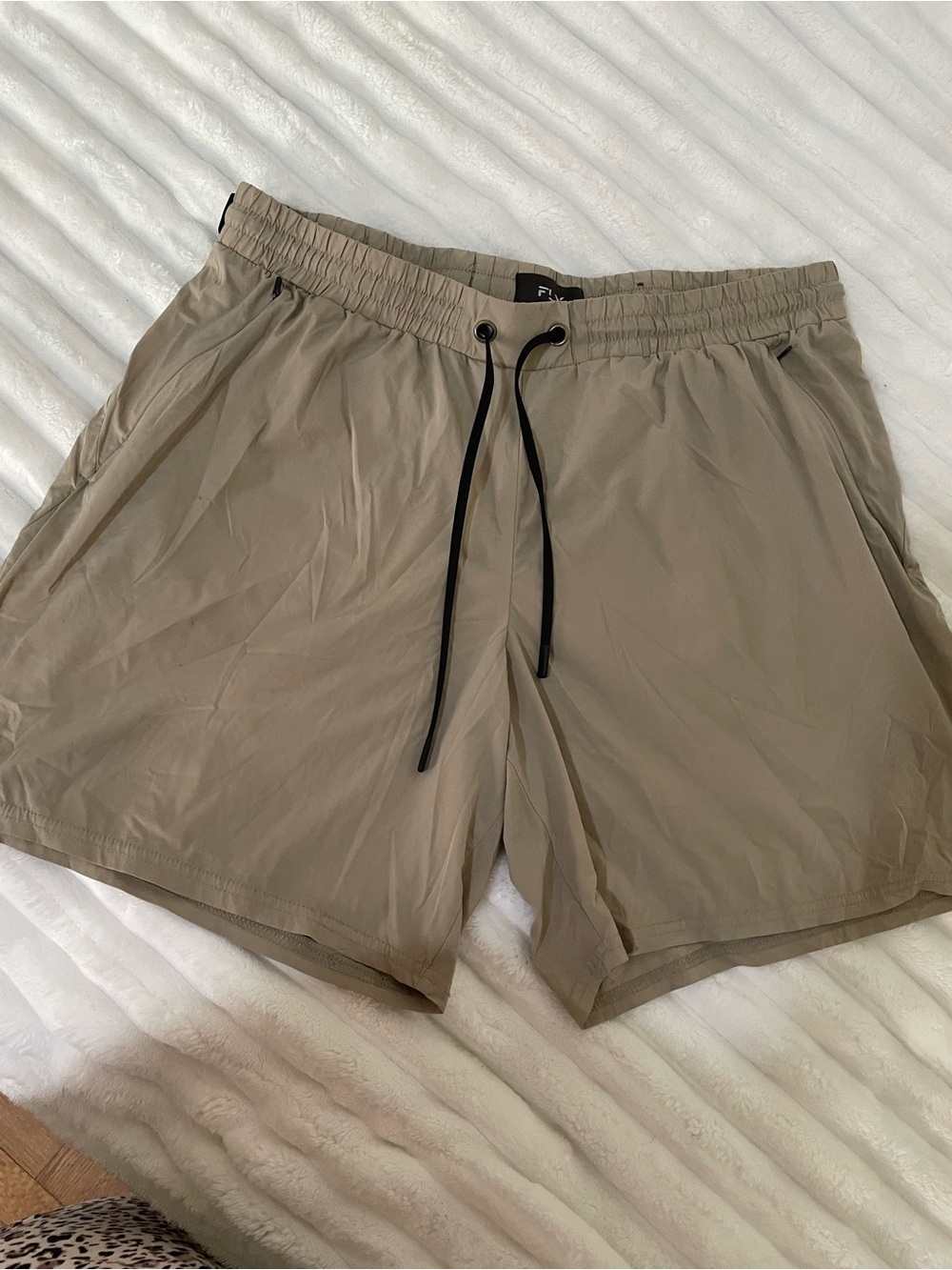 Men's Lightweight Drawstring Shorts - Beige